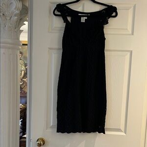 Studio M Black Lace Midi Dress